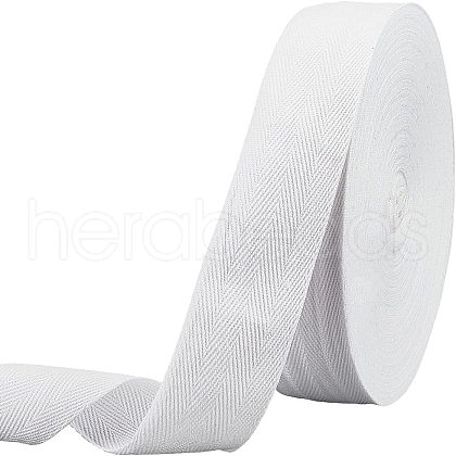 Cotton Cotton Twill Tape Ribbons OCOR-WH0057-30G-01-1