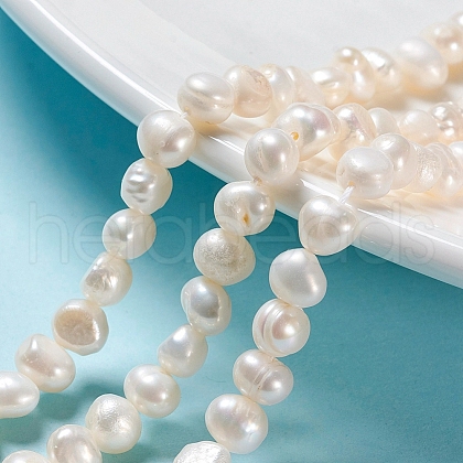 Natural Cultured Freshwater Pearl Beads Strands PEAR-I004-08A-1