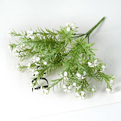 Plastic & Silk Artificial Flower PW-WG3F514-02-1