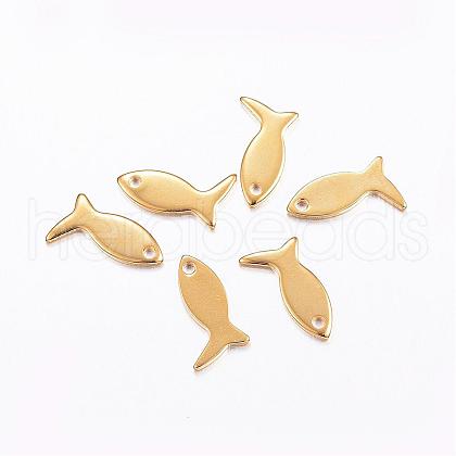 201 Stainless Steel Charms STAS-L187-05G-1