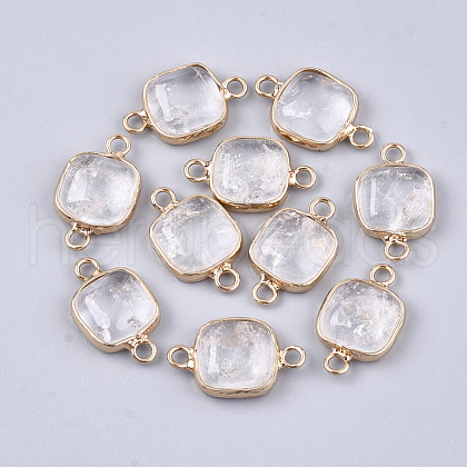 Natural Quartz Crystal Links Connectors G-S344-69M-1