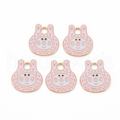 Alloy Enamel Pendants ENAM-N054-67A-NR-1