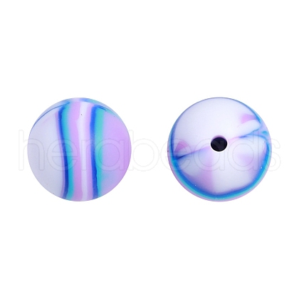 Round Food Grade Silicone Beads PW-WG71851-07-1