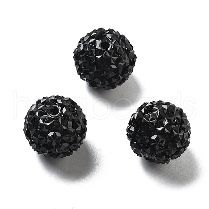 Opaque Acrylic Beads OACR-A035-01O-1