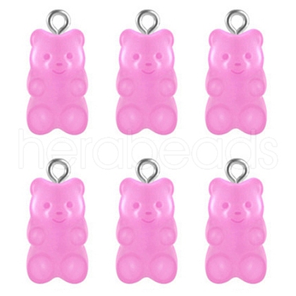 Transparent Resin Pendants HJEW-TAC0007-02D-1