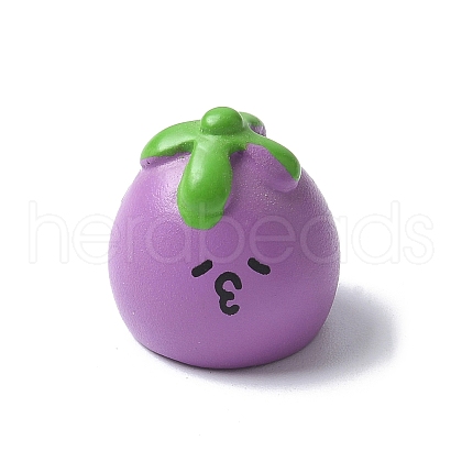 Resin Vegetable Figurines Ornament DJEW-E014-01C-1