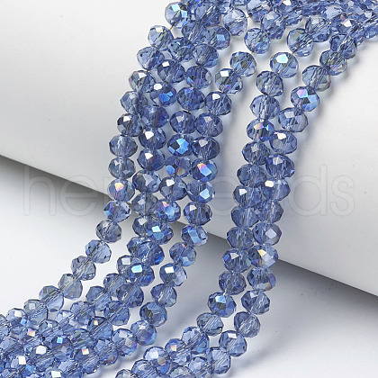 Electroplate Glass Beads Strands EGLA-A034-T2mm-I12-1