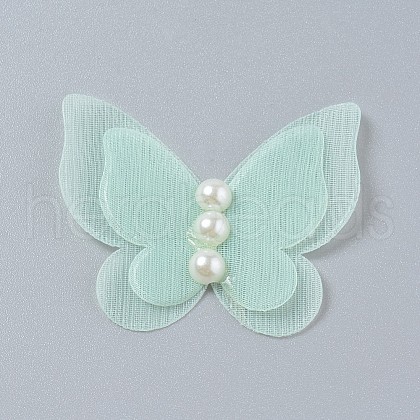 Butterfly Organza Ornaments AJEW-WH0079-F05-1