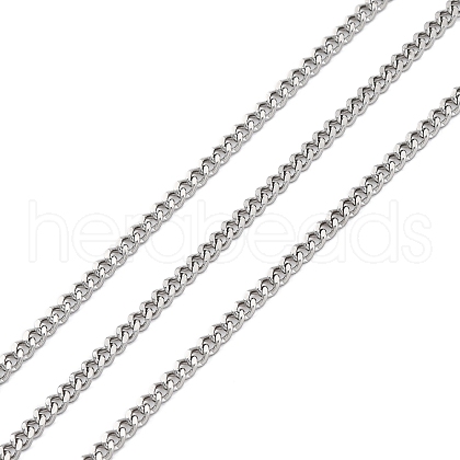 304 Stainless Steel Curb Chains CHS-M009-11P-01-1
