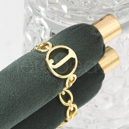 Brass Open Cuff Rings for Women RJEW-K289-01G-J-1