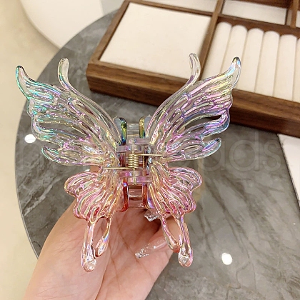 Acrylic Claw Hair Clips PW-WG118F2-01-1