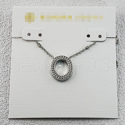 Brass Initial Pendant Necklaces for Women FS-WG8E27F-41-1