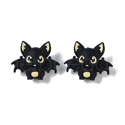Halloween Theme Silicone Focal Beads SIL-M005-05A-1