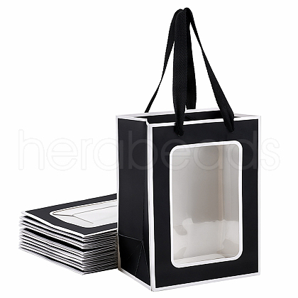 Rectangle Paper Gift Bags ABAG-WH0048-09B-1