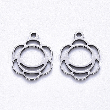 Non-Tarnish 304 Stainless Steel Pendants STAS-S113-007A-1