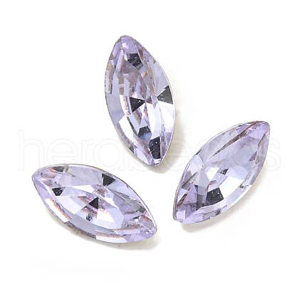 Glass Rhinestone Cabochons RGLA-L029-12A-371-1