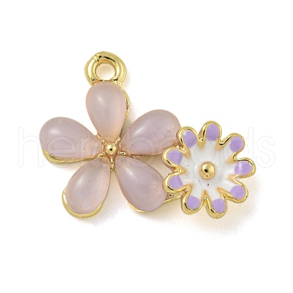 Rack Plating Alloy Enamel Pendants FIND-M033-08A-02-1
