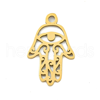 Ion Plating(IP) 201 Stainless Steel Pendants STAS-M015-23G-1