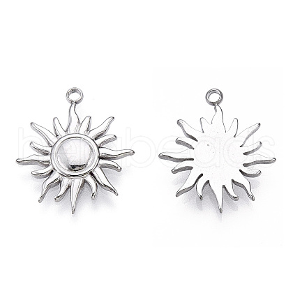 Non-Tarnish 201 Stainless Steel Pendants STAS-S119-029P-1