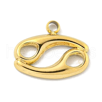 Real 18K Gold Plated PVD Vacuum Plating 304 Stainless Steel Pendants STAS-L278-002G-04-1
