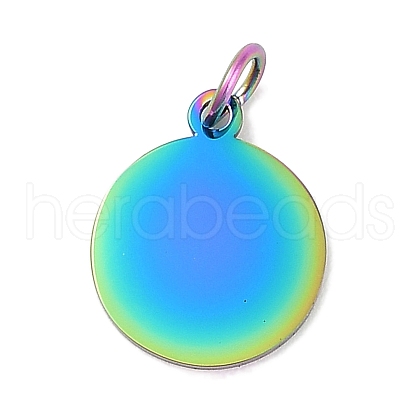 Ion Plating(IP) 304 Stainless Steel Pendants STAS-I311-33D-RC-1