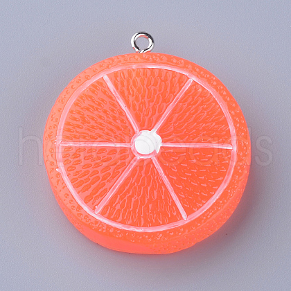 Resin Pendants X-RESI-R187-05C-1