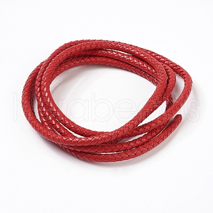 Braided Leather Cord WL-F009-B03-6mm-1