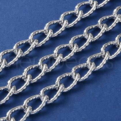 Oxidation Aluminum Textured Curb Chains CHA-H001-02S-1