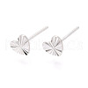 925 Sterling Silver Stud Earrings STER-N017-12D-S-2