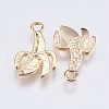 Brass Charms KK-F740-37G-2