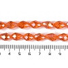 Transparent Electroplate Glass Beads Strands EGLA-N013-T10mm-B09-4