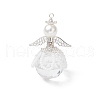2Pcs 2 Styles Glass Seed Bead Pendants PALLOY-MZ00710-01-3