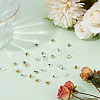 GOMAKERER 60Pcs 2 Colors Brass Spacer Beads KK-GO0001-35-4