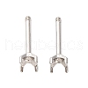 304 Stainless Steel Stud Earring Findings STAS-B091-02A-03P-1