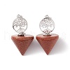 Natural & Synthetic Gemstone Pendants G-E150-04P-2