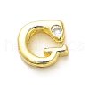 Rack Plating Brass Cubic Zirconia Beads KK-L210-008G-G-1