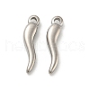 304 Stainless Steel Pendants STAS-L022-213P-1