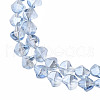 Electroplate Glass Beads Strands EGLA-N008-019-C01-3