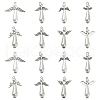 40Pcs 8 Styles Acrylic Imitation Pearl & Alloy Charms PALLOY-CJ0002-67-1