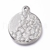Non-Tarnish 304 Stainless Steel Pendants STAS-Z014-06P-1