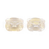 Two Tone Transparent Spray Painted Glass Beads GLAA-T022-02-A02-4
