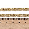 Ion Plating(IP) 304 Stainless Steel Lumachina Chain Necklaces NJEW-F297-01G-2