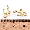 Brass Micro Pave Cubic Zirconia Charms KK-N263-97G-Y-3