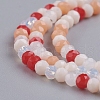 Faceted Glass Beads Strands GLAA-G074-B04-3