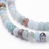 Natural Flower Amazonite Beads Strands G-F520-16-3