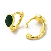 Flat Round Rack Plating Brass Hoop Earrings EJEW-A031-14G-2