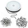 DIY Chain Bracelet Necklace Making Kit DIY-YW0006-37-1