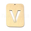 Ion Plating(IP) 304 Stainless Steel Pendants STAS-K216-49V-G-1