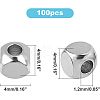 Unicraftale 304 Stainless Steel Beads STAS-UN0008-36P-3