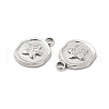 Non-Tarnish 304 Stainless Steel Pendants STAS-B032-36P-3